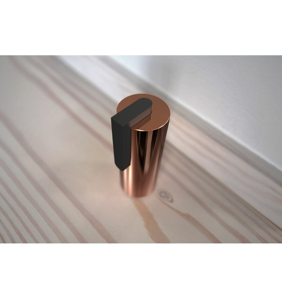 FROST Дверной упор 2, 75 мм » медь / черный. Нержавеющая сталь Медь N1931-1-C  - Вид №3