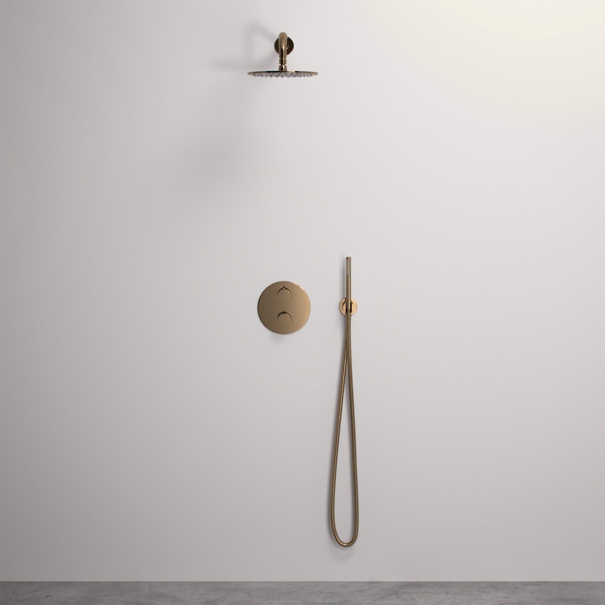 Встраиваемый смеситель для душа с 4 отверстиями и ручным душем LUSSO Luxe ARCH-00019541 - Вид №10