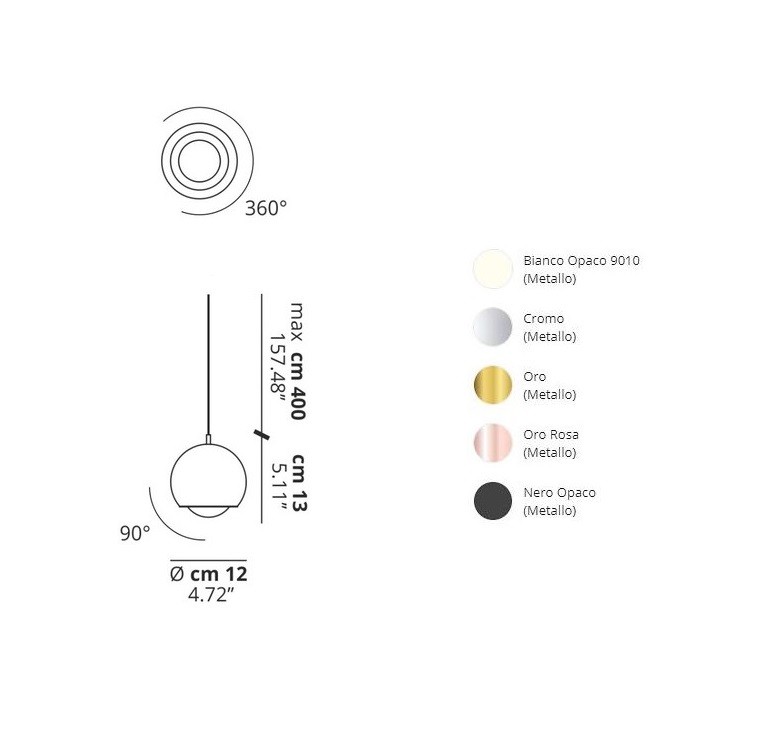 Lodes Spider 160008 chrome светильник подвесной (160002) Studio Italia Design 109970 - Вид №5