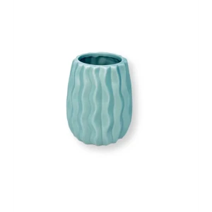 Керамический стакан для зубных щеток Primanova Cake в небесно-голубом цвете 89380963