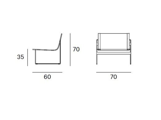 Ротанг сани стул Blasco&Vila Formentor ARCH-00053309 - Вид №8