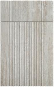 Фасады для кухни Модерн Фрезеровка «Риффель» Дуб винтаж белый №514