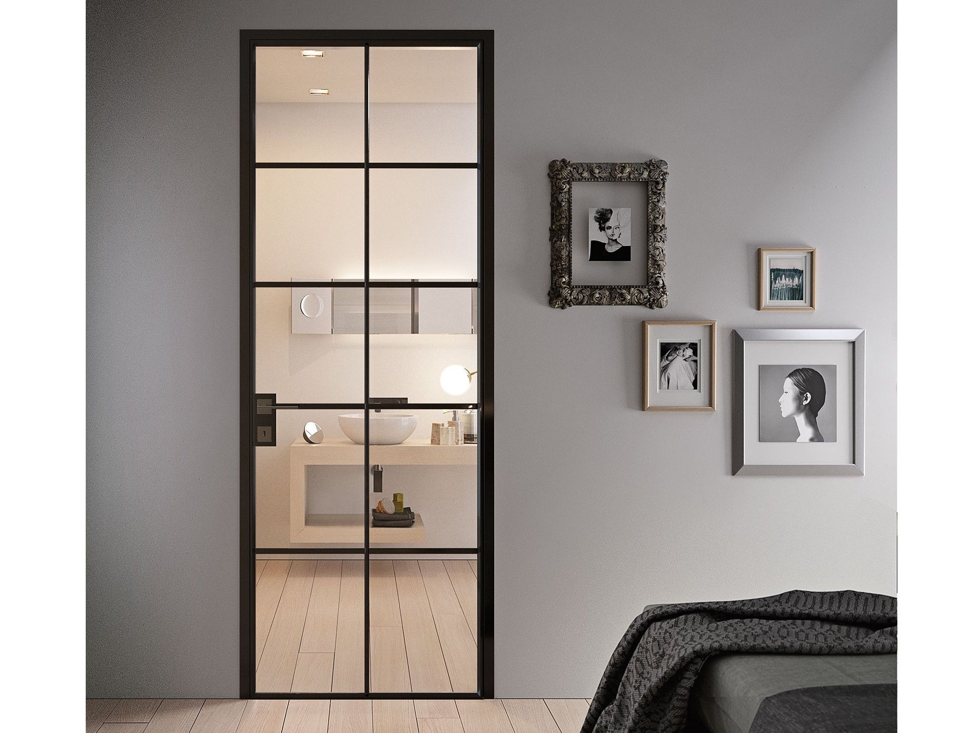 Стеклянная дверь промышленного стиля GIDEA G-Like ARCH-00045614