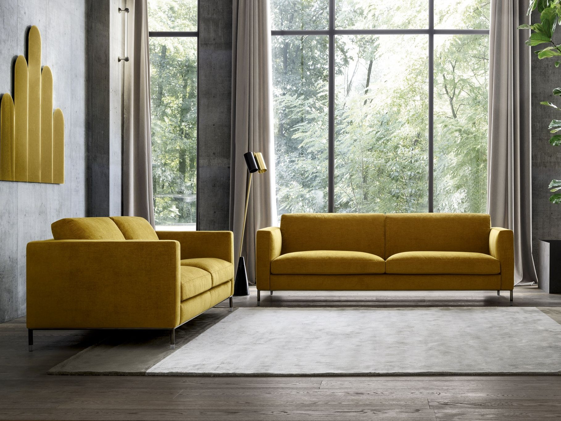 3-местный тканевый диван Felis Softliving ARCH-00041389 - Вид №4