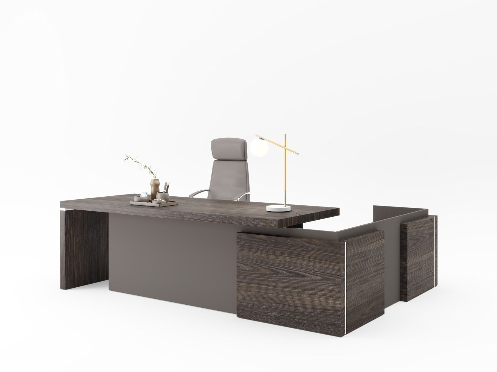 Деревянный прямоугольный рабочий стол PROF SESSANTA ARCH-00012187 - Вид №2