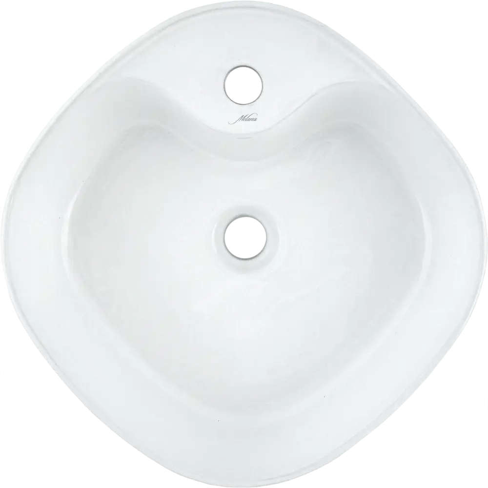 Раковина MELANA квадратная накладная 44 см для современного санузла 82199782 STLM-0021833 - Вид №2