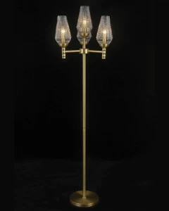 Торшер со стеклянным плафоном на 4 лампы бронзовый "Бланка" 33061.03.05.04 LUMIEN HALL БЛАНКА 00-3948887 Бронза