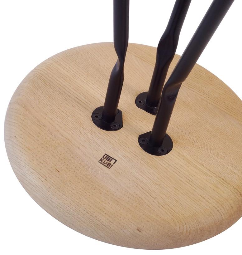 Askia Низкий круглый стол из ясеня Bend 1.t03.ah.mbk - Вид №3