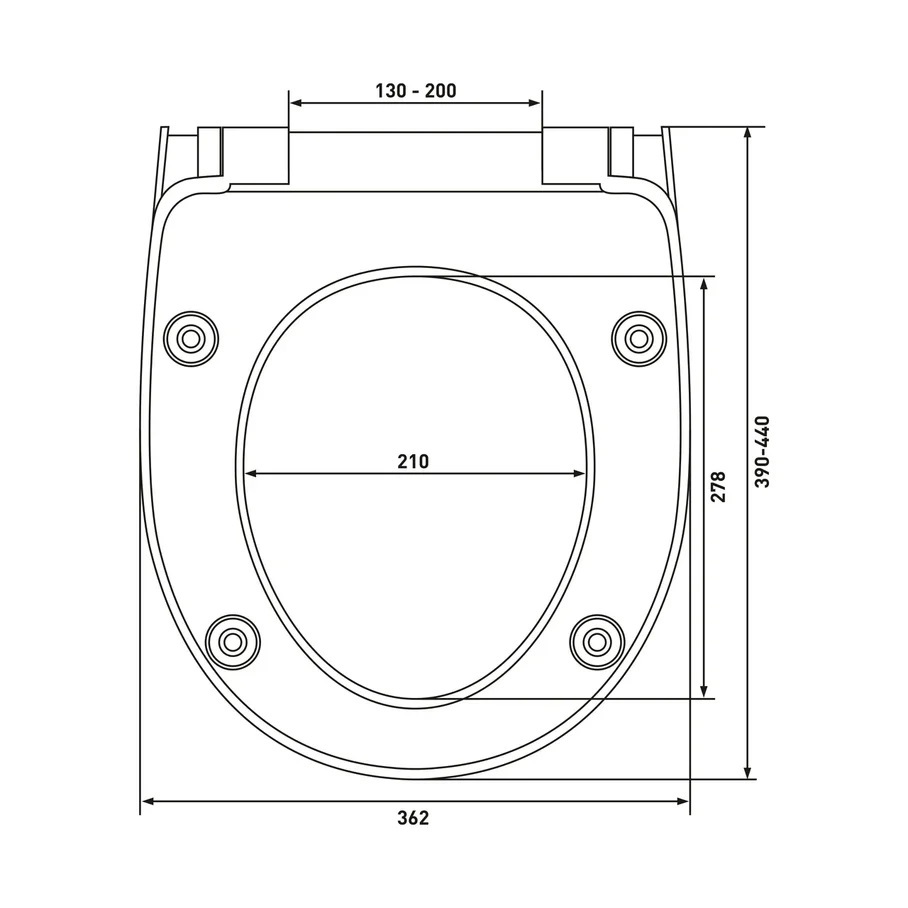 82699934 Сиденье для унитаза Bas Slim SO Mitos с микролифтом STLM-0034391 BERGES WASSERHAUS  - Вид №4
