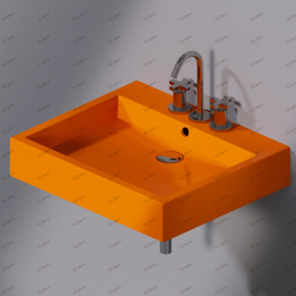 L255114 Подвесная раковина настенная прямоугольная A. e T. Italia AeT ITALIA 