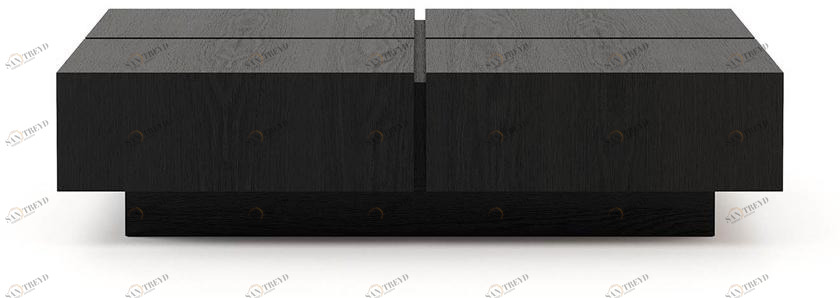 Laskasas Журнальный столик из дерева с вещевым ящиком sun-id-1460594