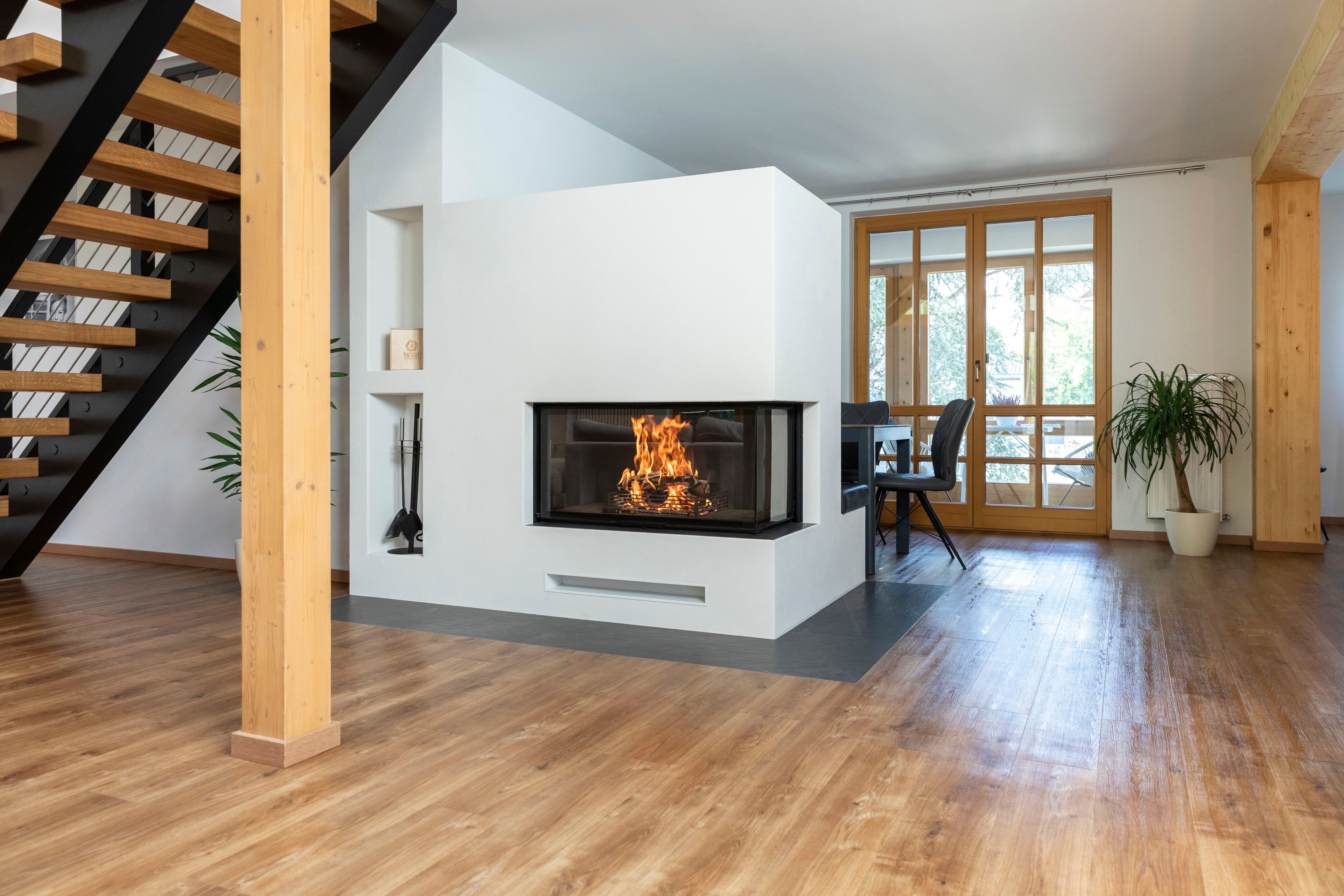 Стальной угловой дровяной камин RÜEGG RII ARCH-00121782 - Вид №3