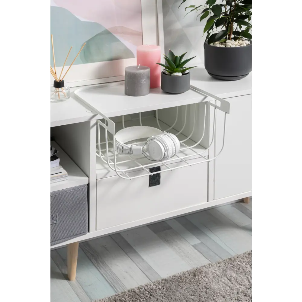 Вставка сетчатая для полки Spaceo KUB 32x17.4x30.8 cм металл цвет белый 82006881 STLM-2117577 - Вид №3