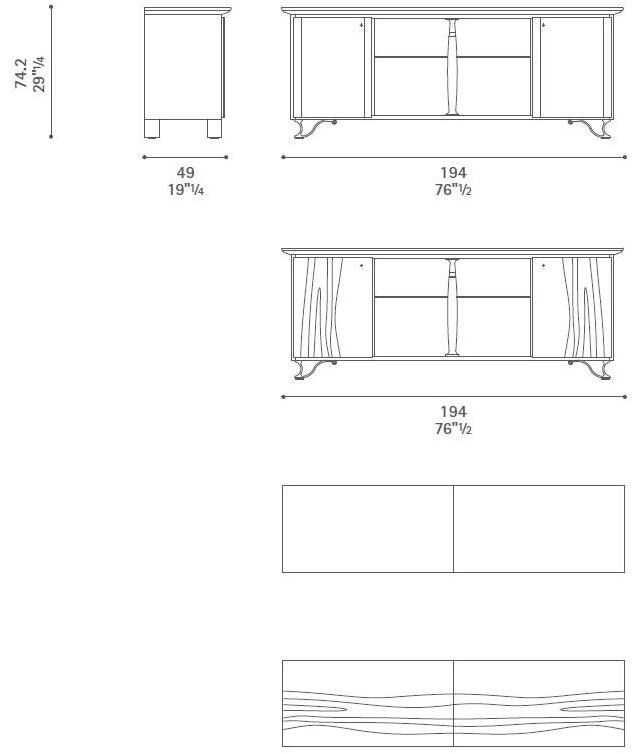 Poltrona Frau Офисный шкаф с распашными дверцами L'ufficio - sistemi direzionali sun-id-1402143 - Вид №4