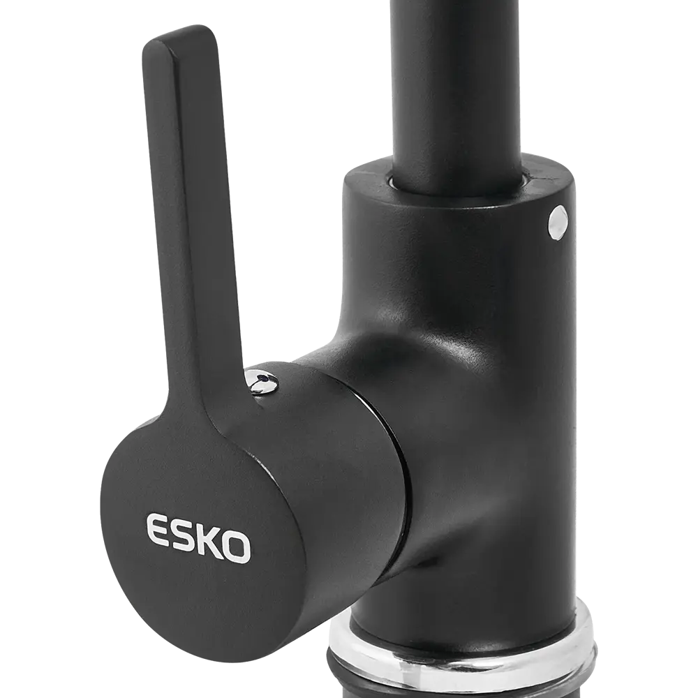 Кухонный смеситель ESKO K37 с черным матовым покрытием 83139383 К37 STLM-0039286 - Вид №7