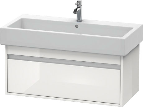 KT668804949 Ketho Тумбочка подвесная Графит матовый, декор Duravit - Вид №2