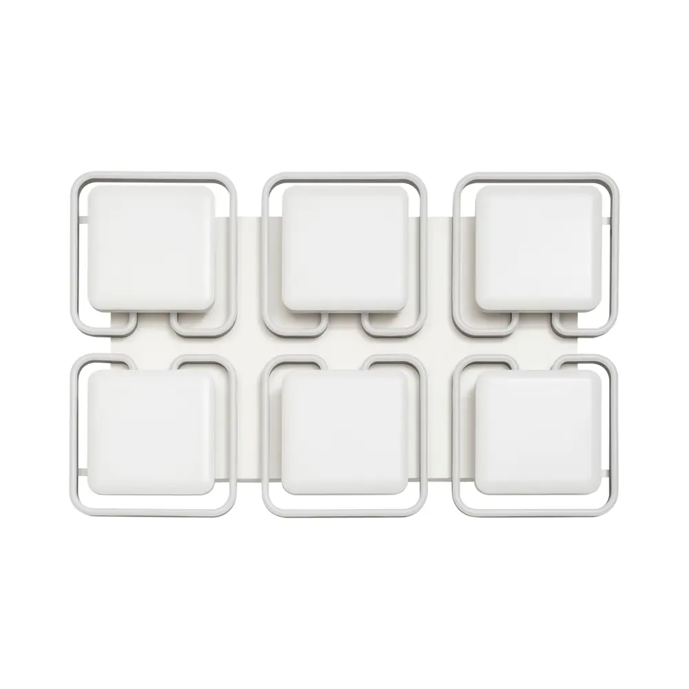 Люстра потолочная светодиодная диммируемая Ritter Etro 52009 2 с д/у 180 Вт 60 м² регулируемый белый свет цвет белый 89107480 STLM-2030341  - Вид №1