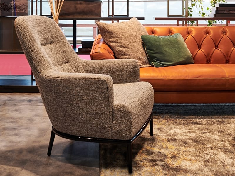 Тканевое кресло с подлокотниками Borzalino ESME ARCH-00119221 - Вид №5