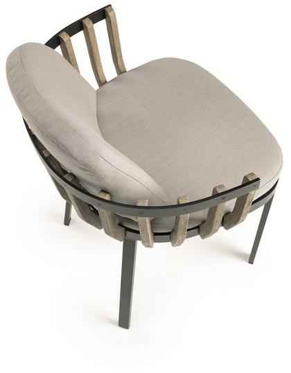 Ethimo Садовый стул из тика с подлокотниками Swing Swpd05 - Вид №3