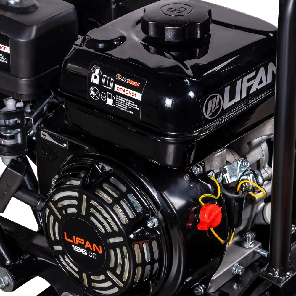 Виброплита бензиновая Foxweld PC 70/10 двигатель Lifan, 4800 Вт, 570x370 мм STLM-2124788 - Вид №6