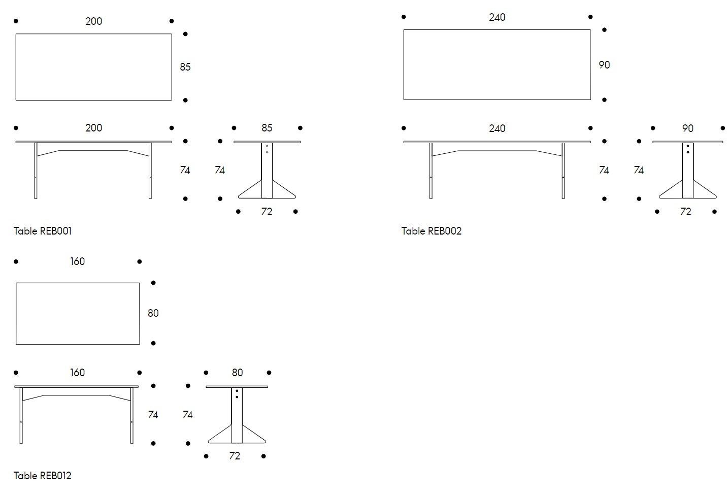Прямоугольный стол Artek ARCH-00029218 - Вид №9