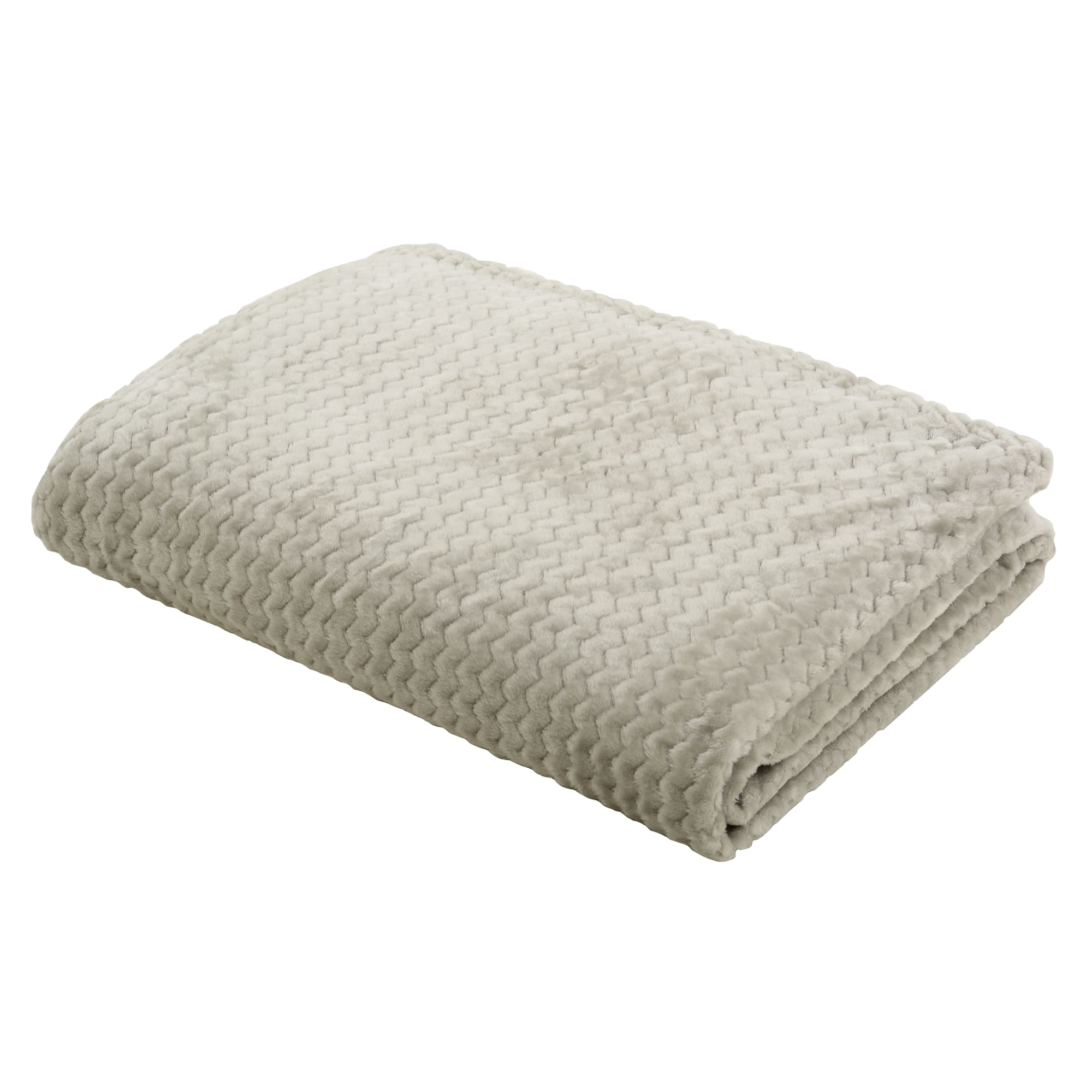 82391612 Плед «Велсофт», 150x200 см, полиэстер, цвет серый Santreyd 