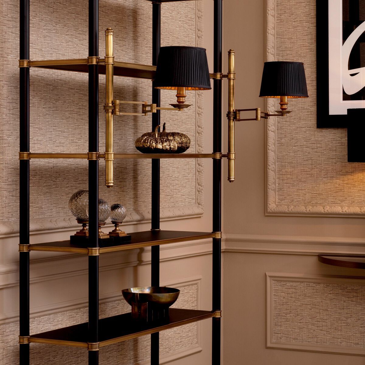 Безделушка из дутого стекла и латуни Eichholtz DIVANI ARCH-00113407 - Вид №3