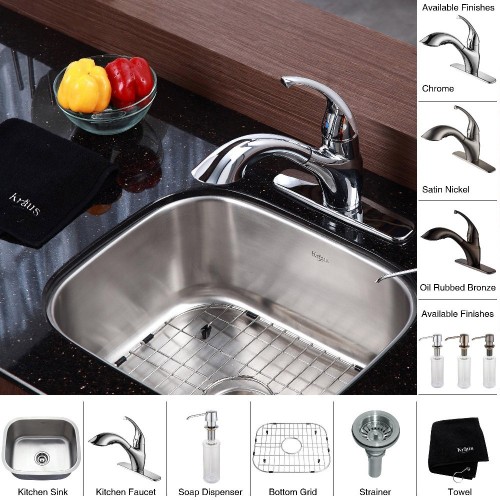 Кухонные смесители KPF-2210ORB krausru  - Вид №5