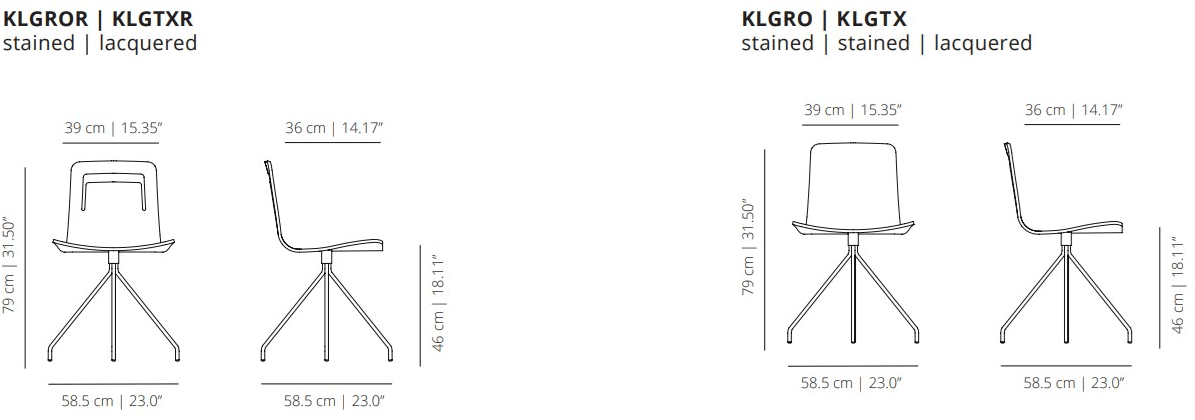 Viccarbe Лаковое кресло на деревянной эстакаде Klip sun-id-1506120 - Вид №5