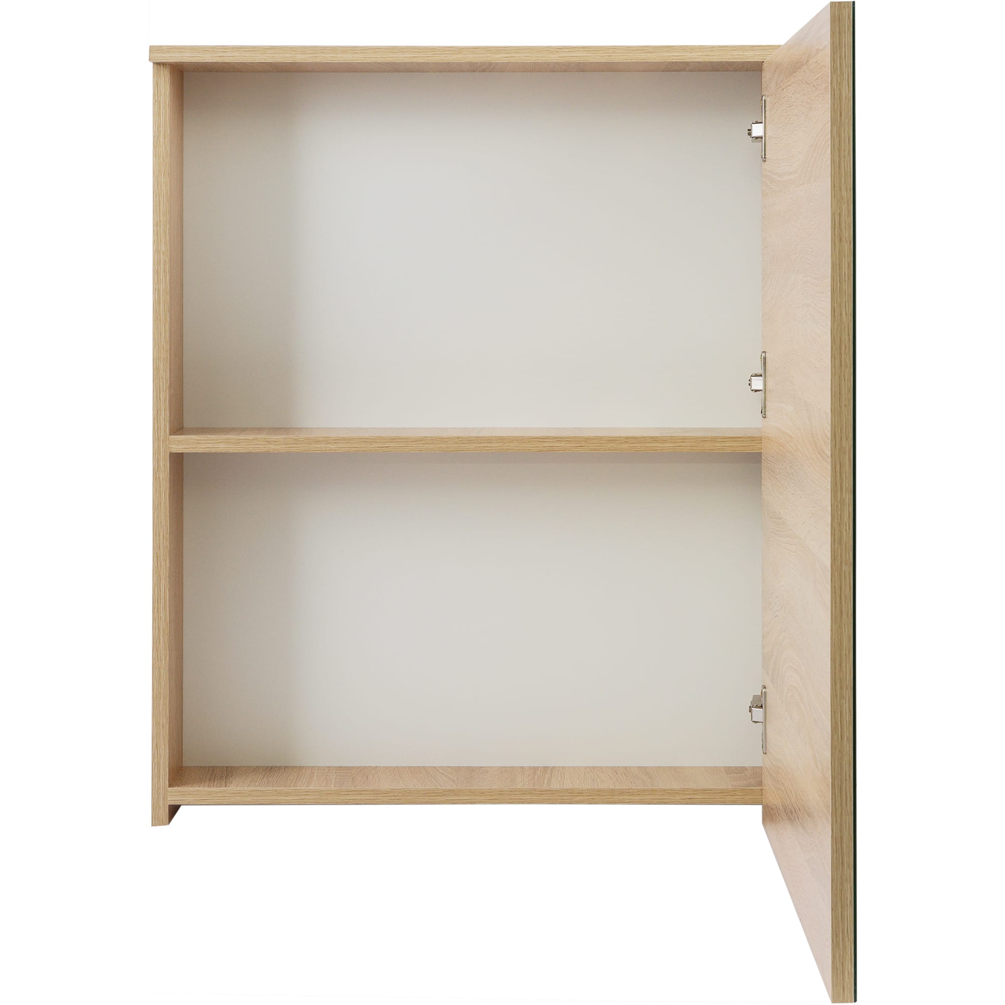 82251420 Шкаф зеркальный подвесной «» 60x75 см цвет дуб сонома Руан Santreyd  - Вид №2