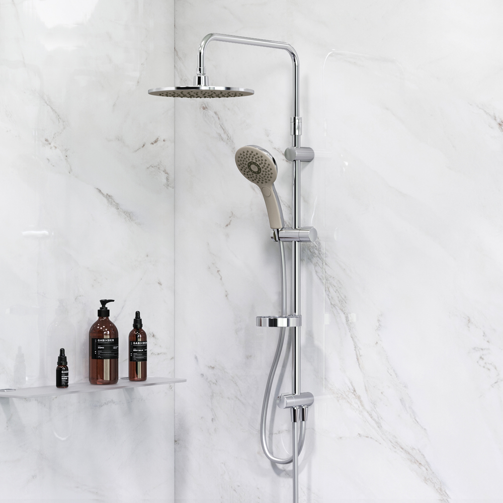 F0750A100 Inspire V2.0 душ.система набор: верхн.душ d 250 мм ручн.душ 3 ф-ции d 120 мм переключат AM.PM Inspire 2.0 