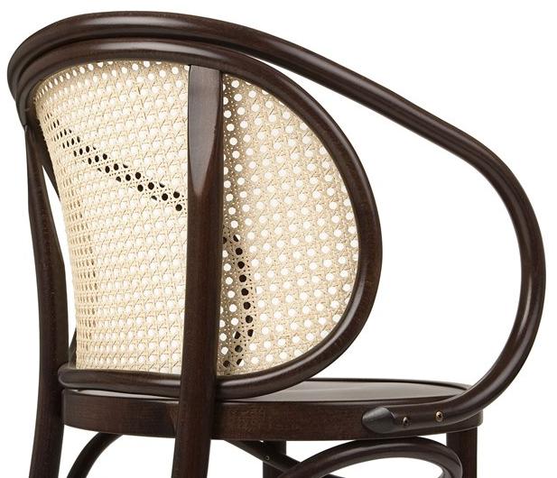 Paged Стул из бука со спинкой из венской соломы  B-1890  - Вид №1