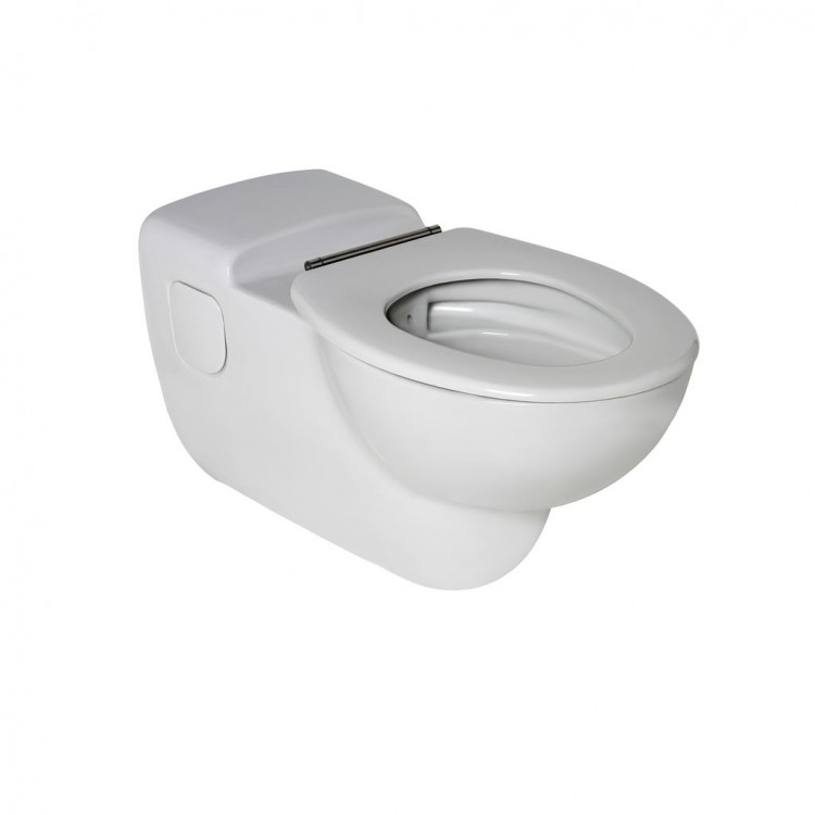 S306901 Безободковый подвесной удлиненный унитаз для инвалидов, проекция 70 cм, без сидения 21 Rimless Ideal Standard CONTOUR