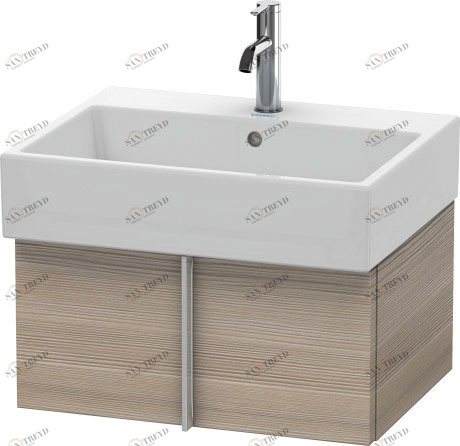 VA612503131 Vero Air Тумбочка подвесная Сосна серебристая, декор Duravit