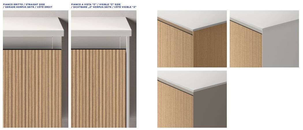 Матовый лакированный деревянный подвесной умывальник ARBLU Dress System ARCH-00067349 - Вид №8