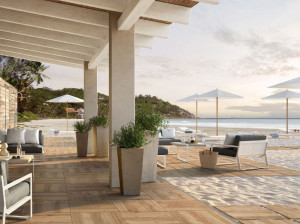 Напольное покрытие из керамогранита под дерево