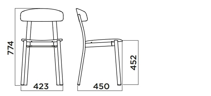 Стул из полипропилена Infiniti Feluca ARCH-00031806 - Вид №12