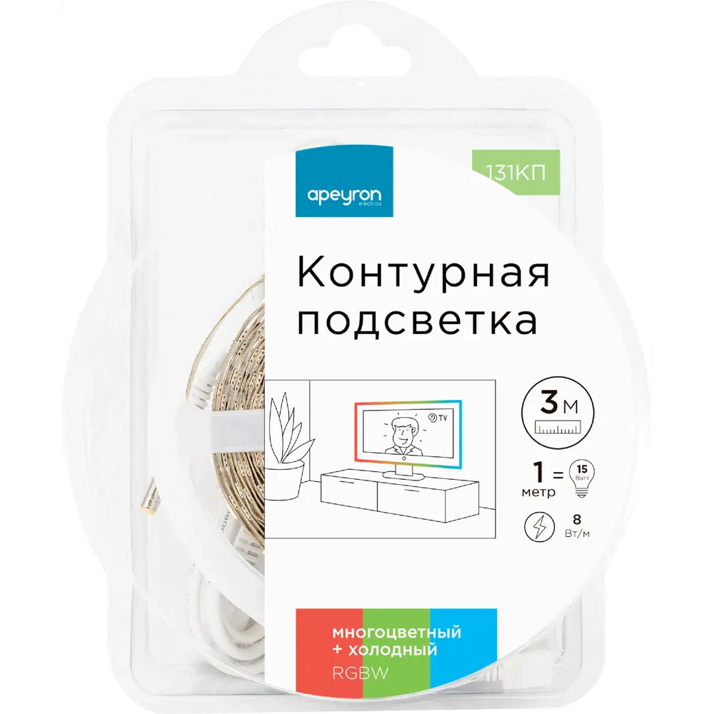 APEYRON Светодиодная лента RGBW для контурной подсветки интерьера 83727986 STLM-0043833 - Вид №4