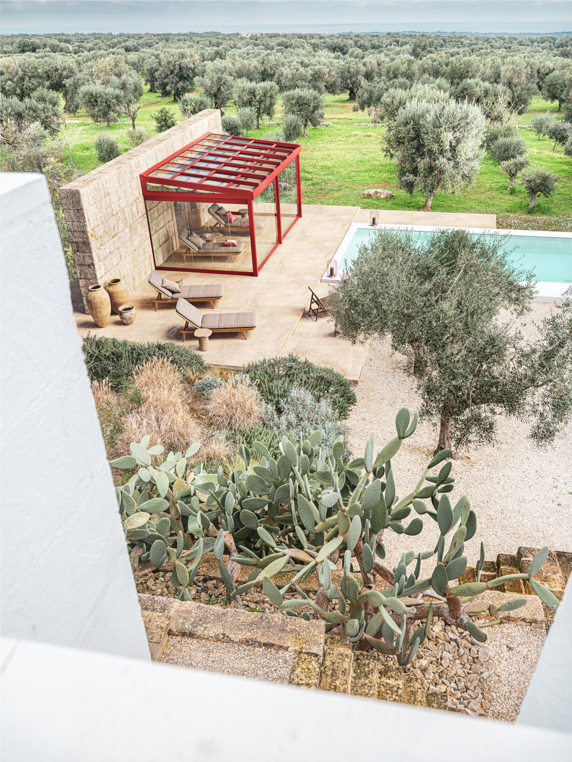 Навесная крыша с люком холодного среза Protezioni ARCH-00075502 - Вид №8