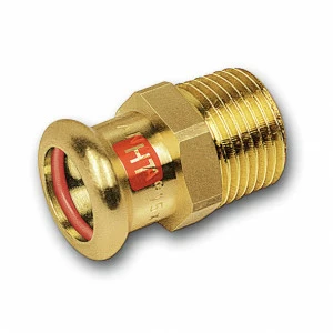 11324328114 SANHA 13243G пресс-фит. солн., бронза, ниппель переходной ВПр-НР 28x11/4 мм