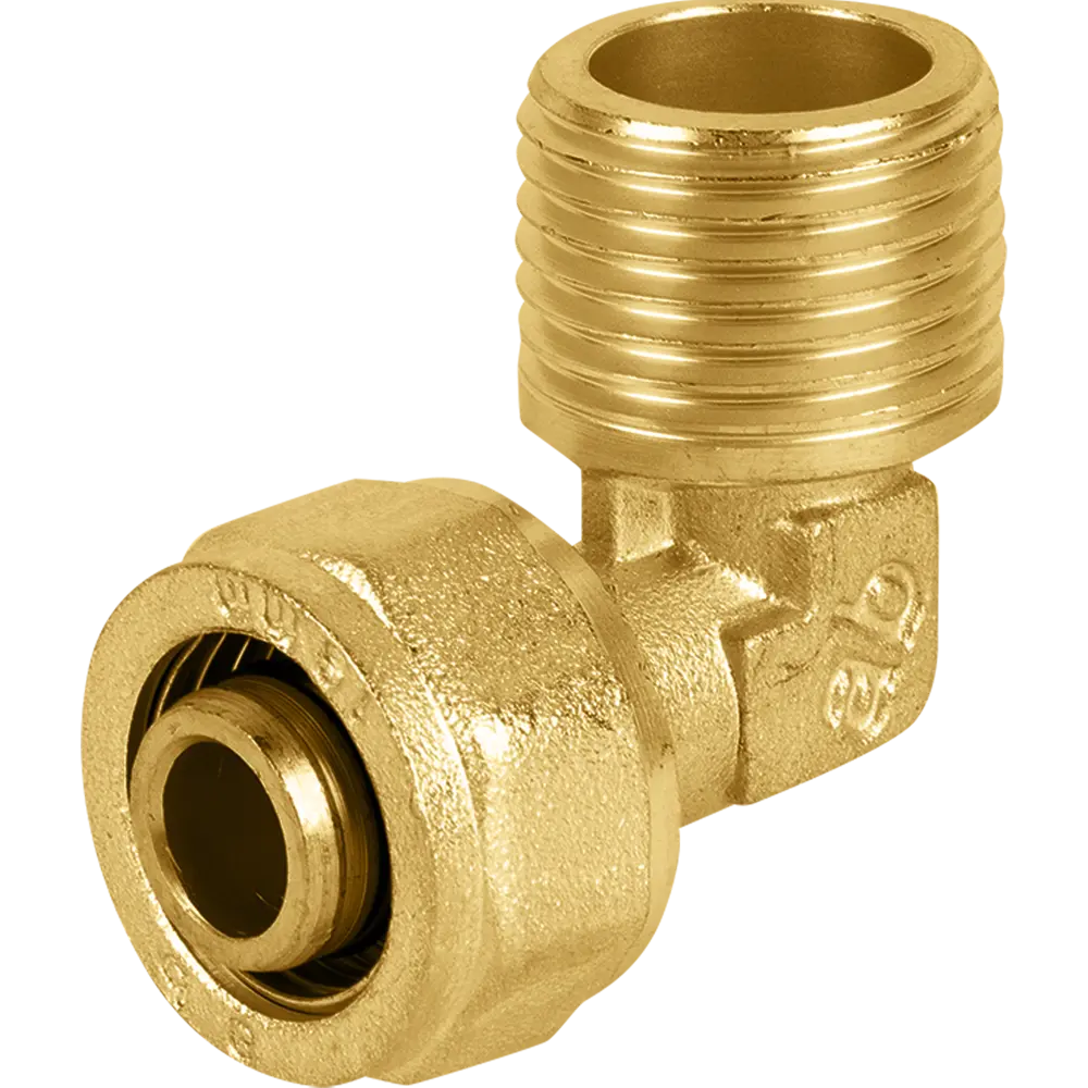 Угловой фитинг AQUABEAM 90° для труб 16×1/2" с наружной резьбой 82275224 STLM-0023769