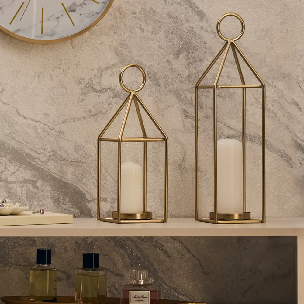 Подсвечник металл 31.5 см цвет золотой Santreyd STLM-2030264 - Вид №5