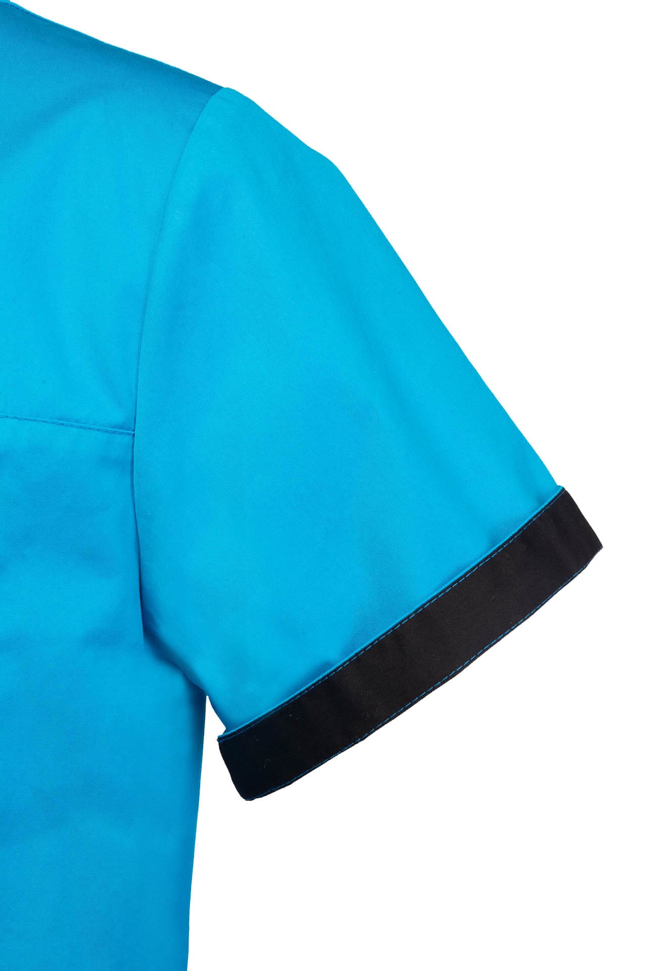 5040179 Куртка ОРИОН мужская бирюза черная  Медицинская одежда  размер 44-46/170-176 Спецодежда  - Вид №3