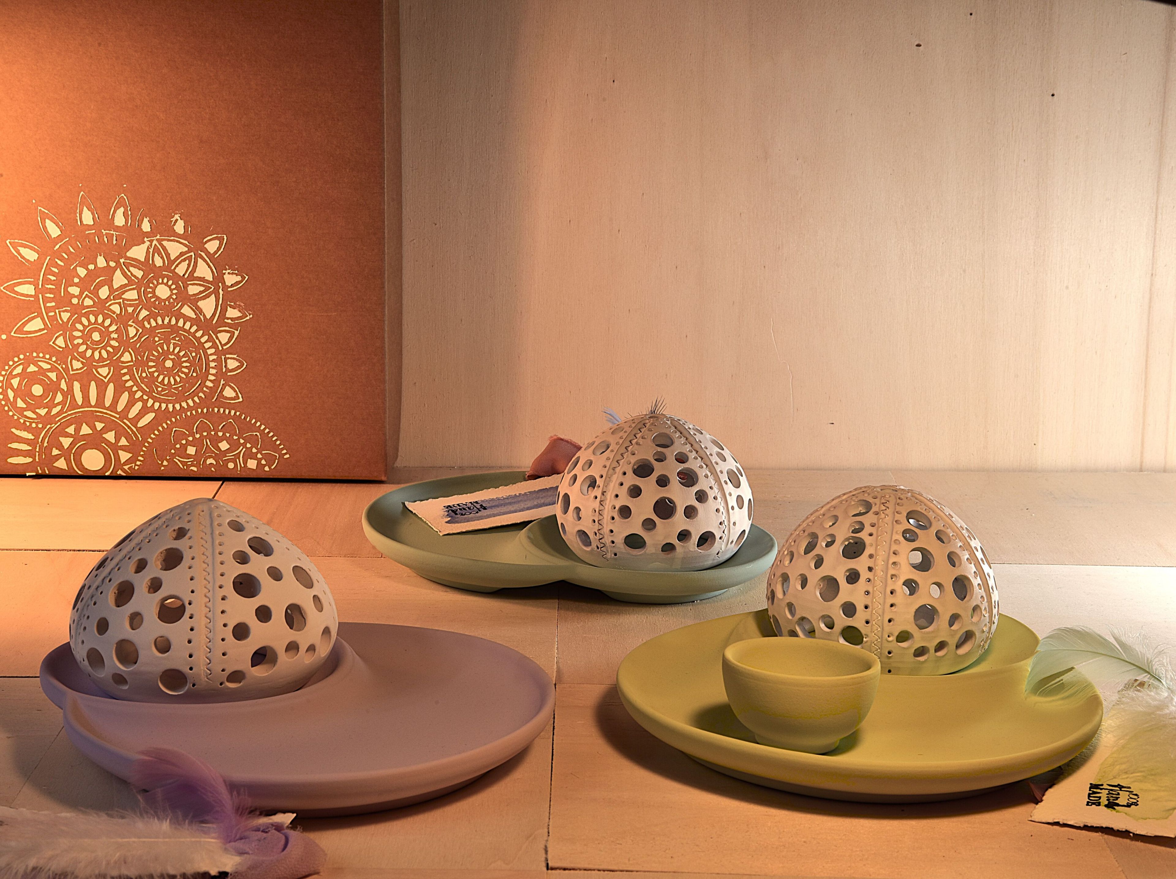 Матовый глазурованный керамический подсвечник Muse dell’Abitare огонь ARCH-00094363