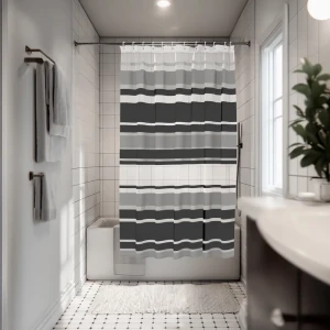 Штора для душа LEMER Irminio - элегантная защита от брызг 180x180 см 89384984