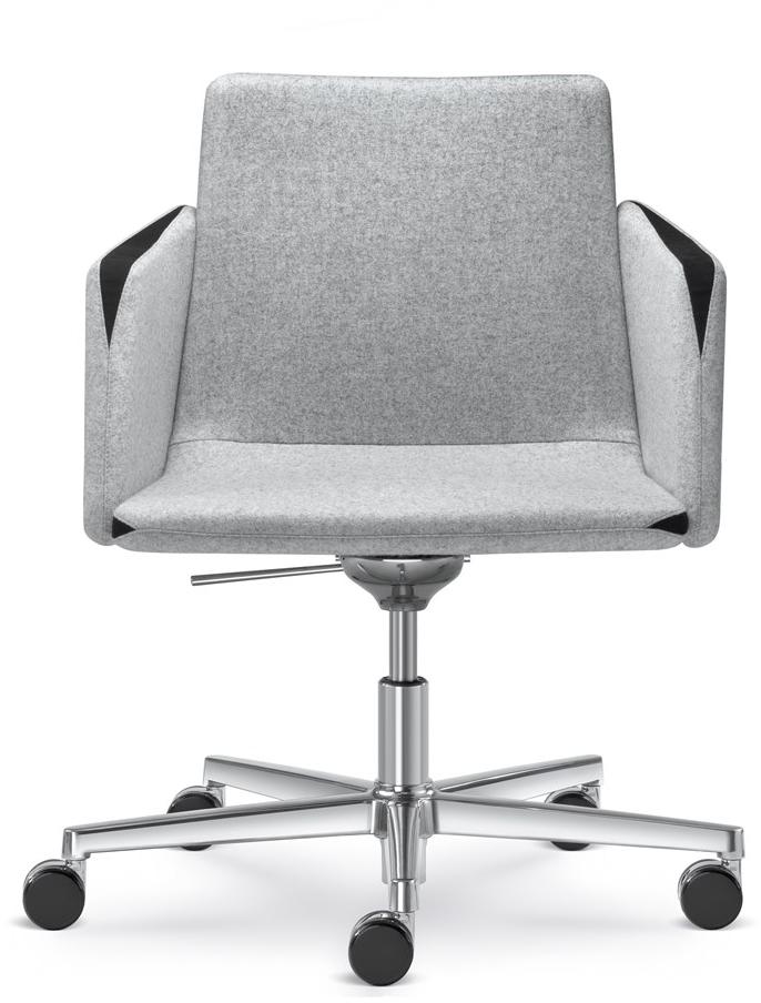 LD Seating Регулируемое по высоте офисное кресло с 5 спицами и колесами Harmony 835-ra - Вид №1