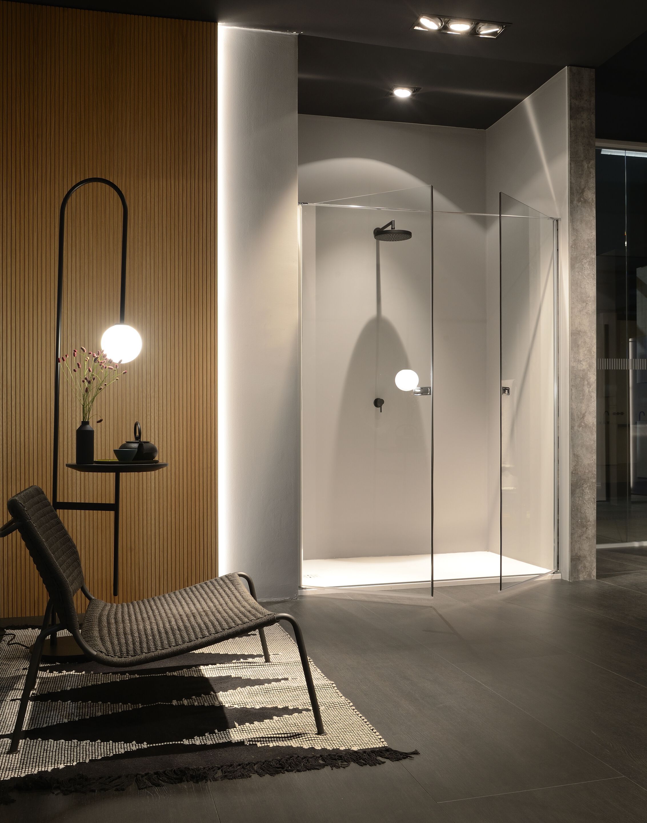 Душевая кабина в нише с распашной дверью Vismaravetro LINK ARCH-00139805 - Вид №7