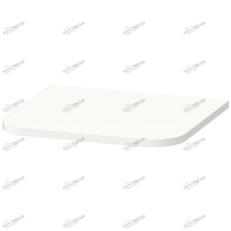 HP030003636 Happy D.2 Plus Верхняя панель для шкафчика Белый шелковисто-матовый лак Duravit