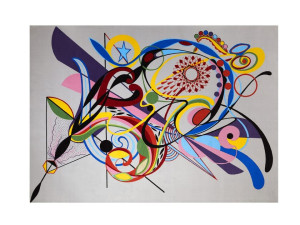 Прямоугольный полиамидный ковер