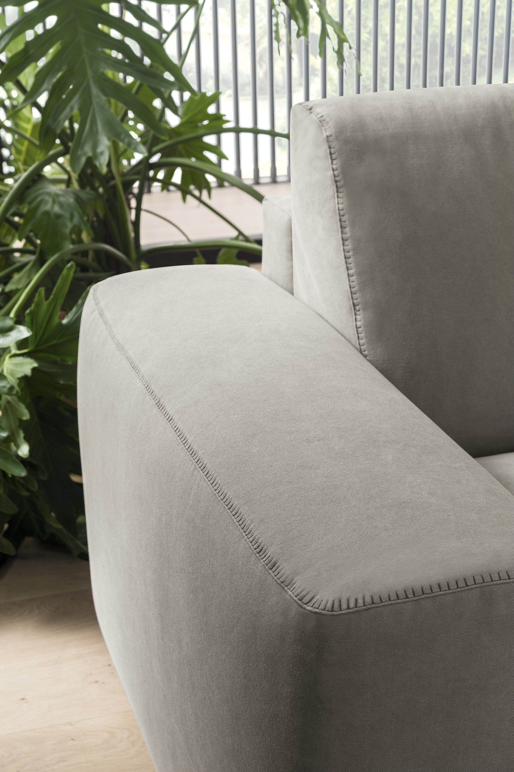 Двуспальный диван-кровать из ткани с полуостровом Felis Day &amp ARCH-00089866 - Вид №3